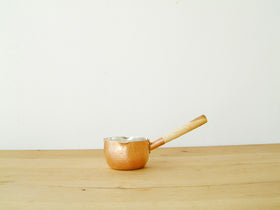 F/style 銅のミルクパン(スズ引き)