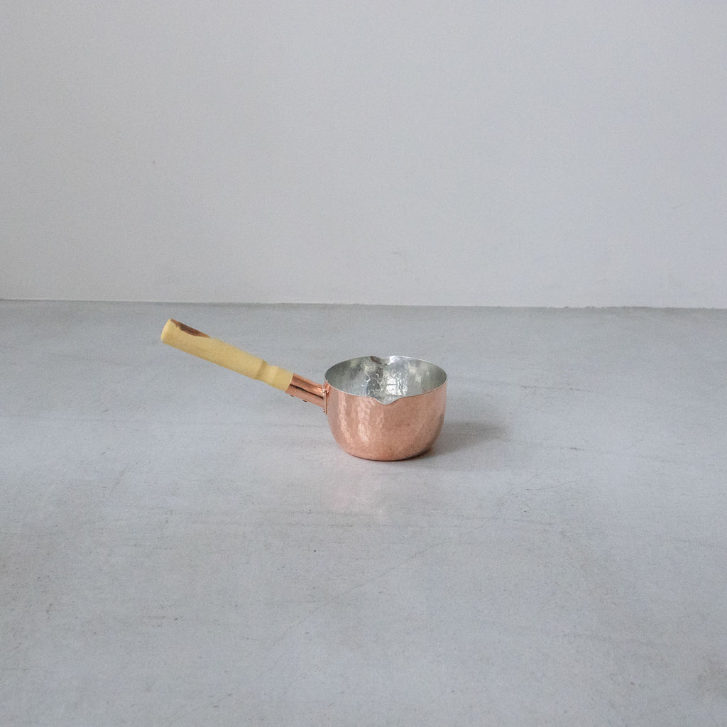 F/style 銅のミルクパン(スズ引き)