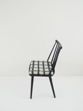 F/style windowpane チェアパッド