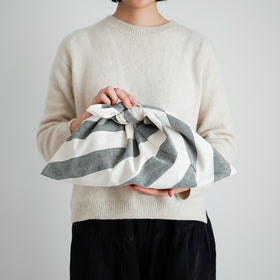 F/style 亀田縞の風呂敷(中)(太縞)