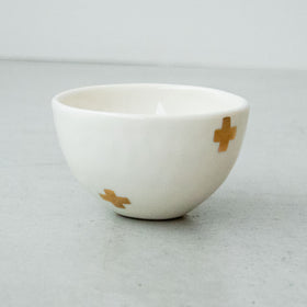 中囿義光 ボウル 金彩