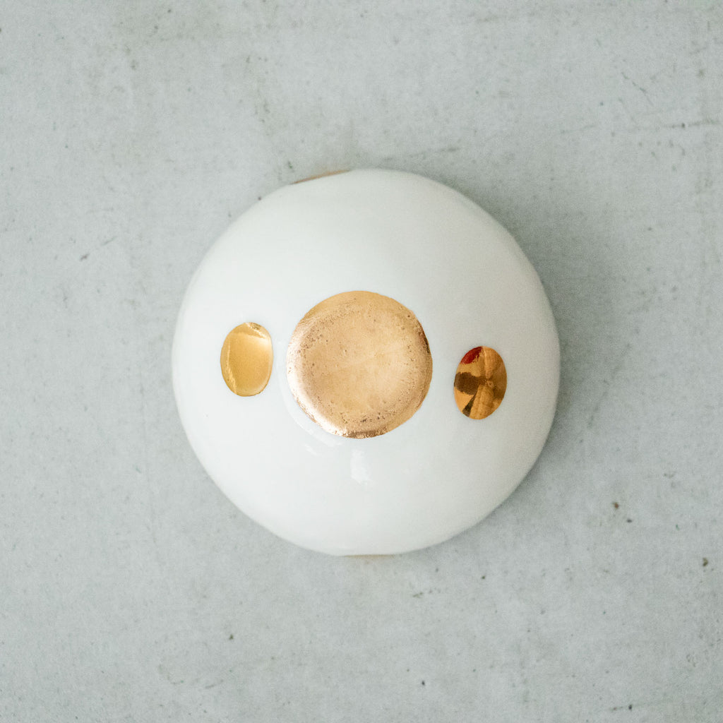 中囿義光 ボウル 金彩