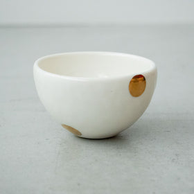 中囿義光 ボウル 金彩