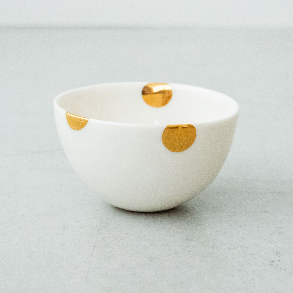 中囿義光 ボウル 金彩