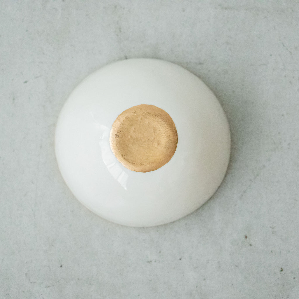 中囿義光 ボウル 金彩