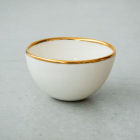 中囿義光 ボウル 金彩