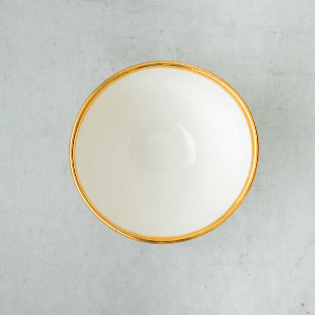 中囿義光 ボウル 金彩