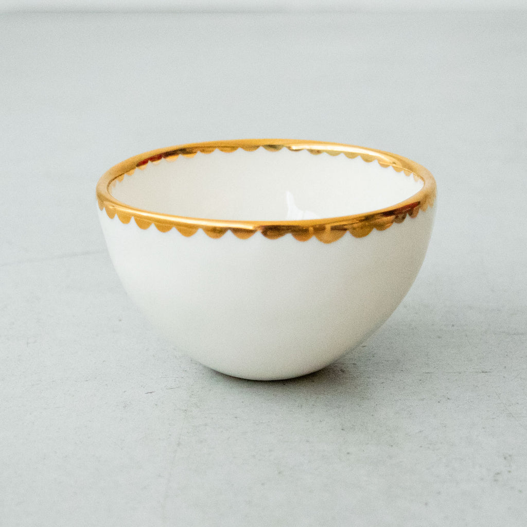 中囿義光 ボウル 金彩