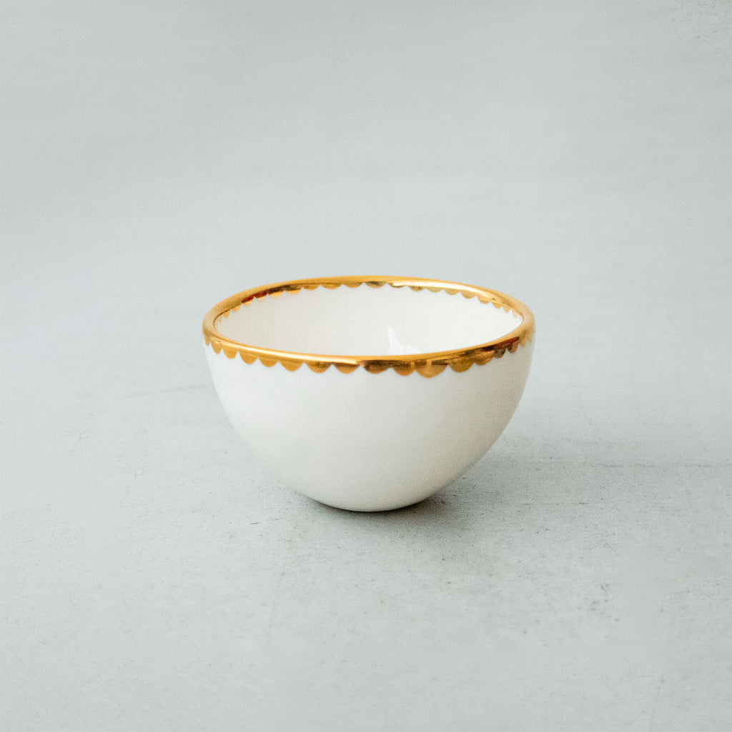 中囿義光 ボウル 金彩