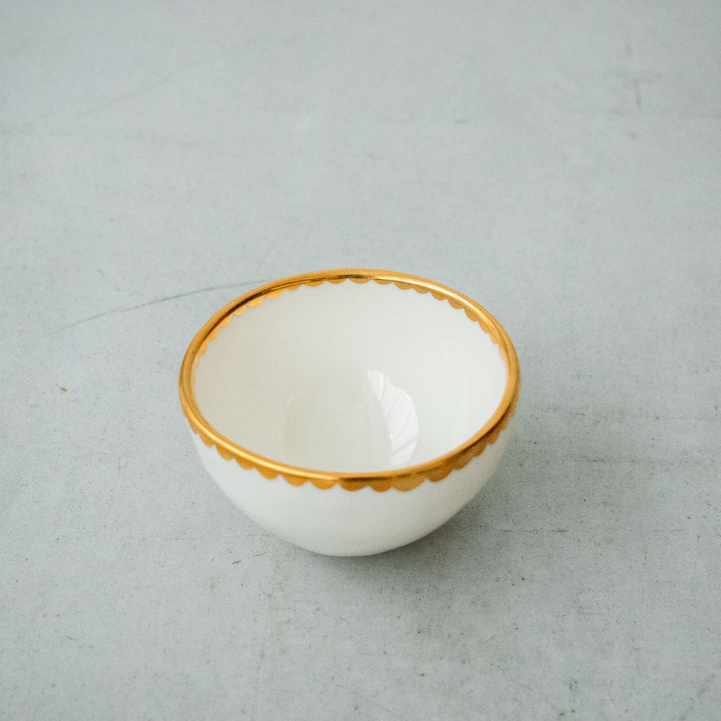 中囿義光 ボウル 金彩