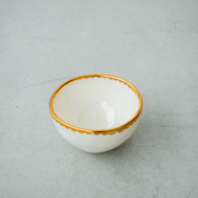 中囿義光 ボウル 金彩