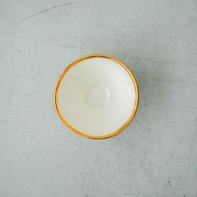 中囿義光 ボウル 金彩