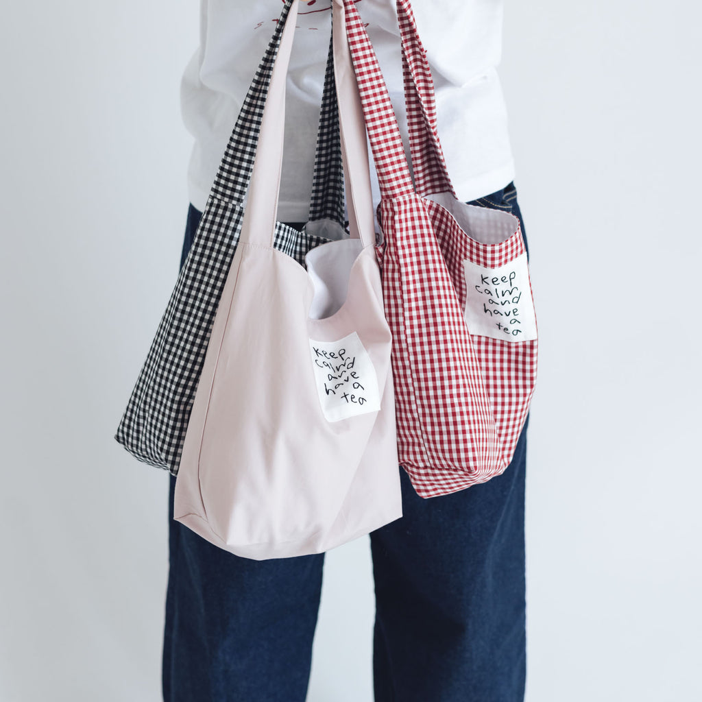くらすこと × pot and tea 肩掛けワンハンドルトート