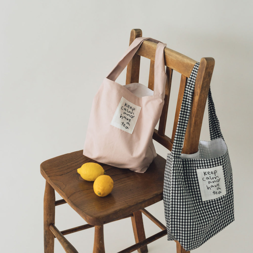 くらすこと × pot and tea 肩掛けワンハンドルトート