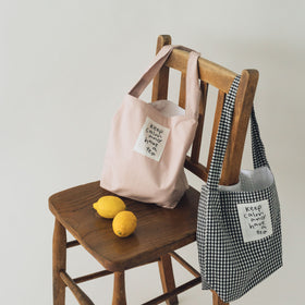 くらすこと × pot and tea 肩掛けワンハンドルトート