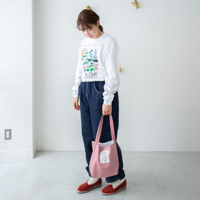 くらすこと × pot and tea 肩掛けワンハンドルトート