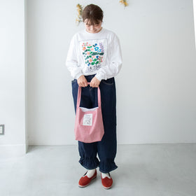 くらすこと × pot and tea 肩掛けワンハンドルトート