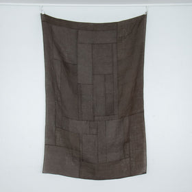 工藤由美 パッチワーククロス no.6(柿渋)