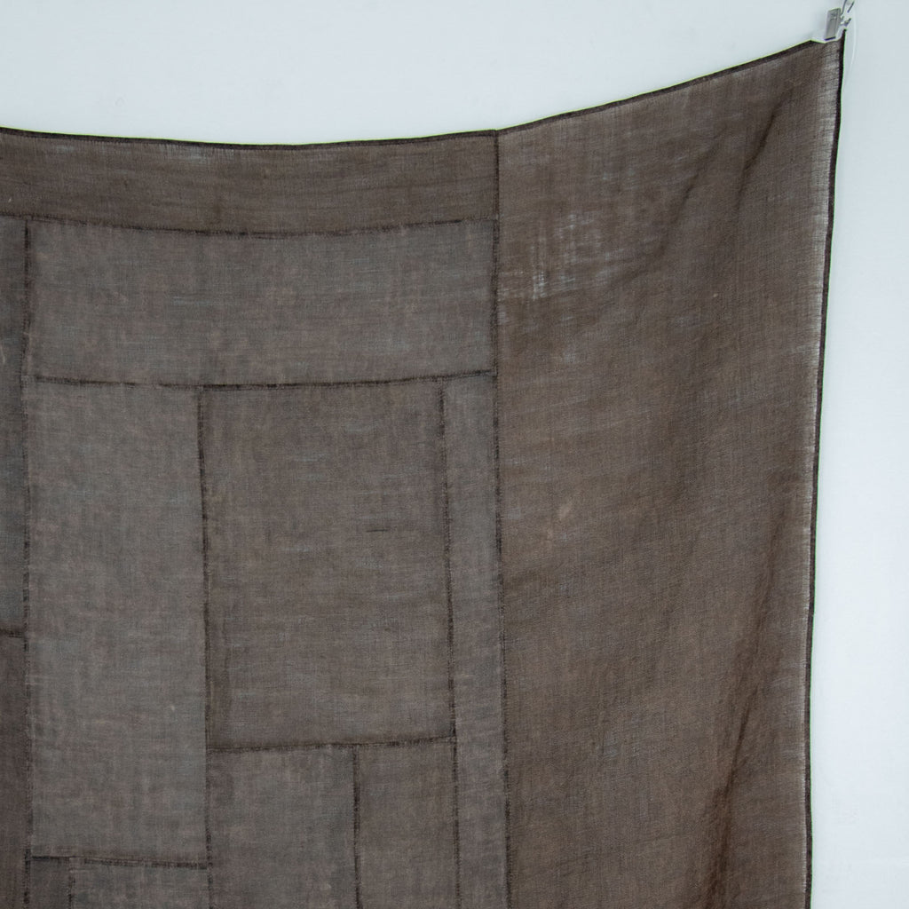 工藤由美 パッチワーククロス no.6(柿渋)