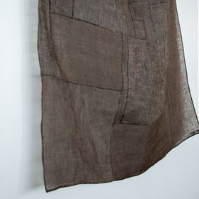 工藤由美 パッチワーククロス no.6(柿渋)