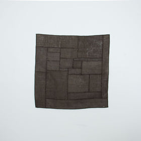 工藤由美 パッチワーククロス no.9(柿渋)