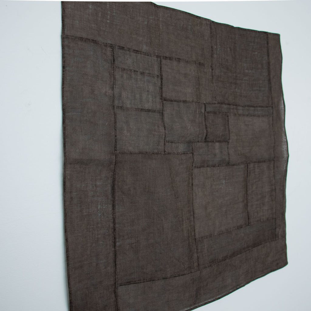 工藤由美 パッチワーククロス no.9(柿渋)