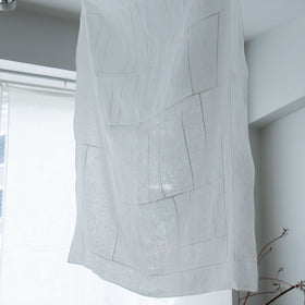 工藤由美 パッチワーククロス no.10(白)