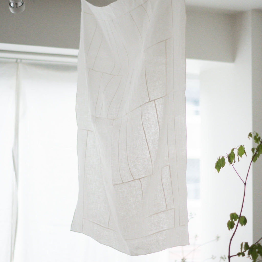 工藤由美 パッチワーククロス no.10(白)