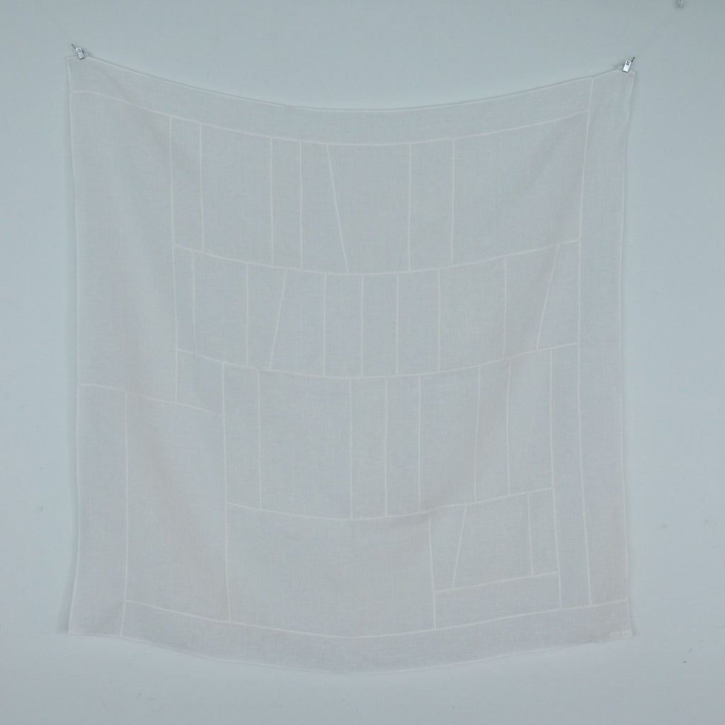 工藤由美 パッチワーククロス no.10(白)