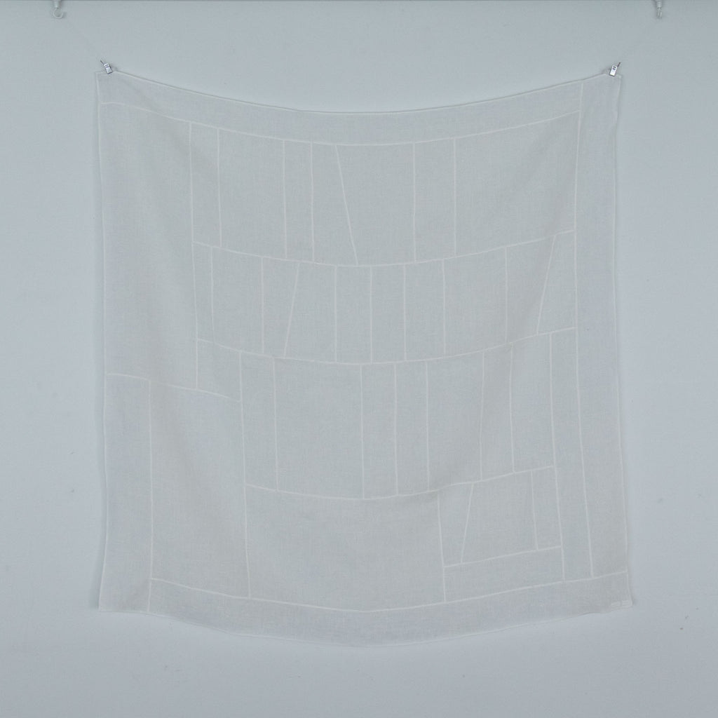 工藤由美 パッチワーククロス no.10(白)