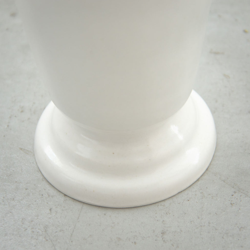 安部太一 白釉花器 B