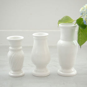 安部太一 白釉花器 B