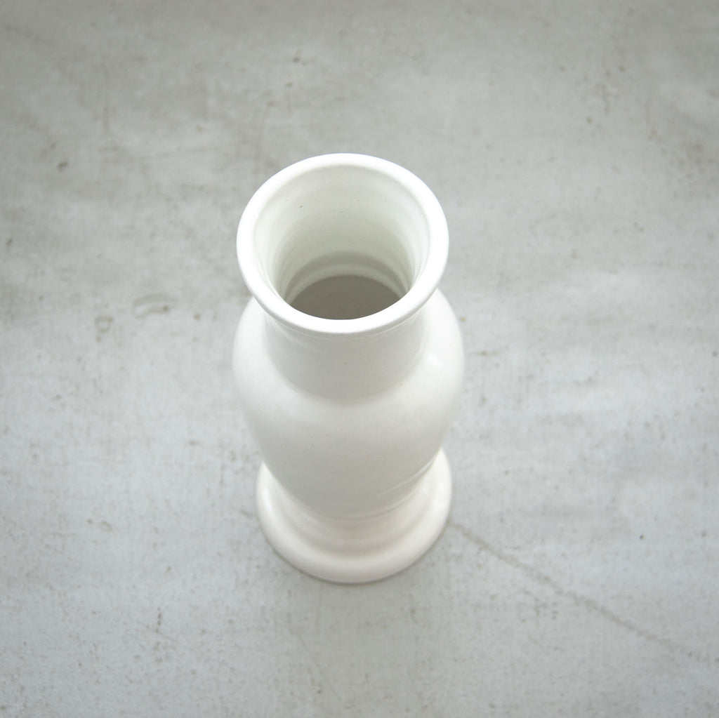 安部太一 白釉花器 B