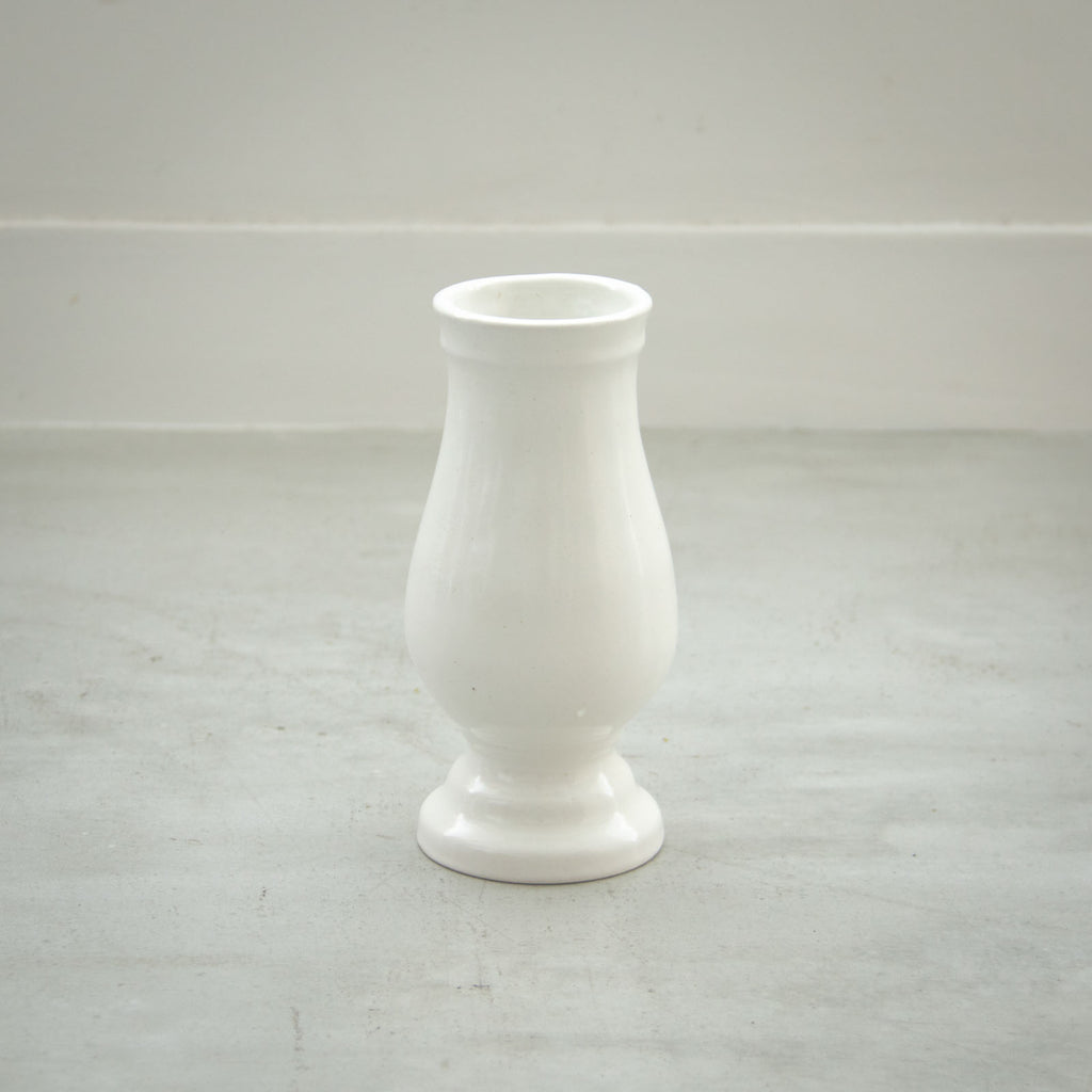 安部太一 白釉花器 B