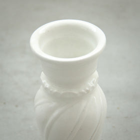 安部太一 白釉花器 B