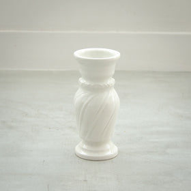 安部太一 白釉花器 B