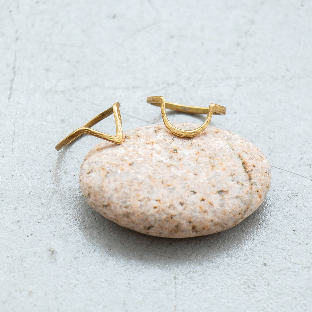 SURUME. Brass ring Circle