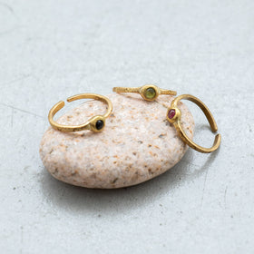 SURUME. Small Stone Ring