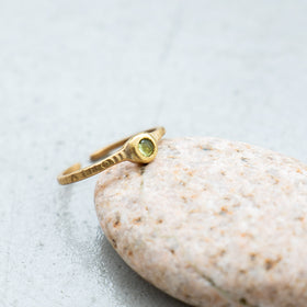 SURUME. Small Stone Ring