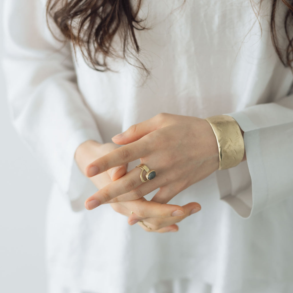 SURUME. Brass ring Circle