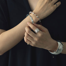 accessories mau カレンシルバーring 13