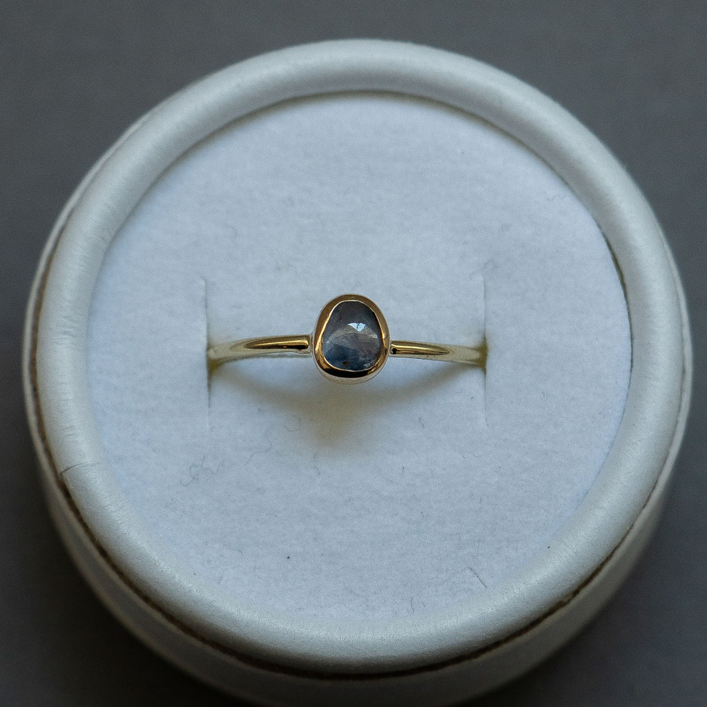 accessories mau スターサファイアK10ring #12