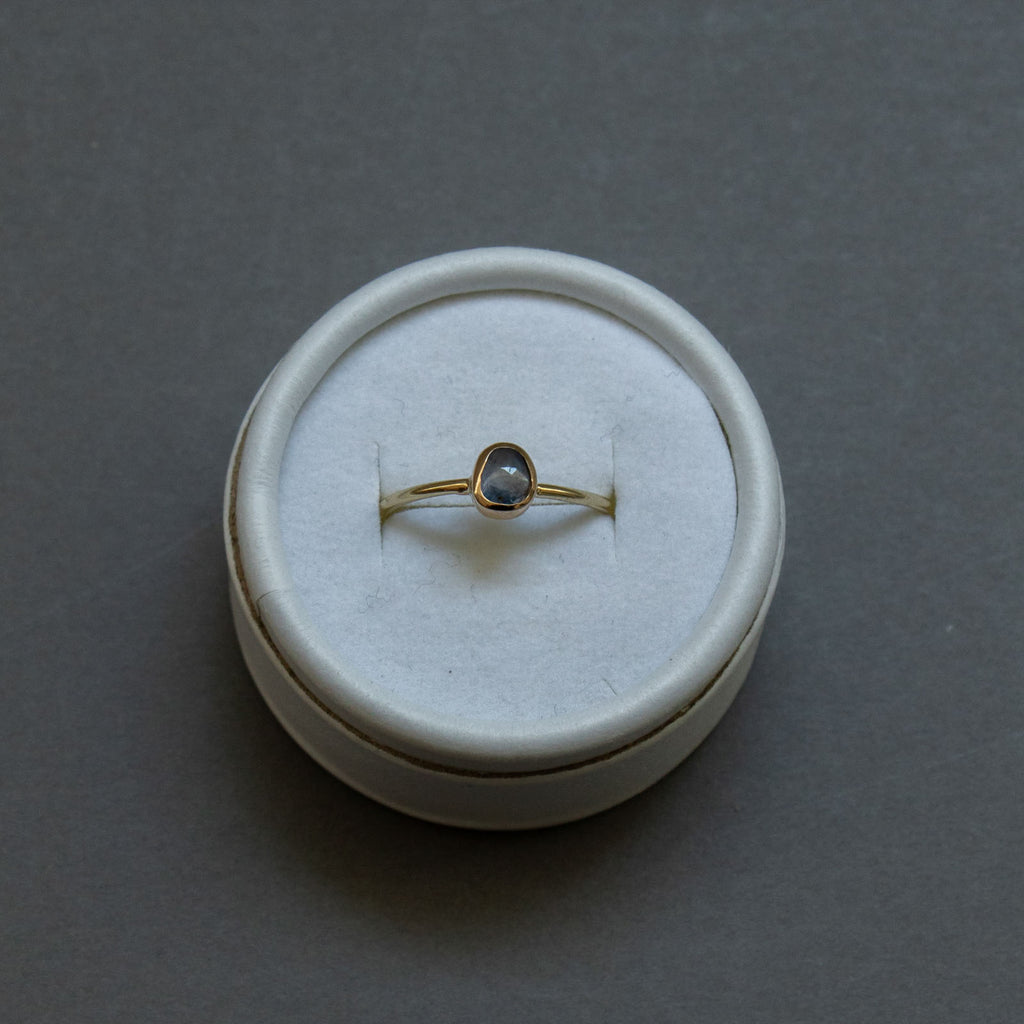 accessories mau スターサファイアK10ring #12