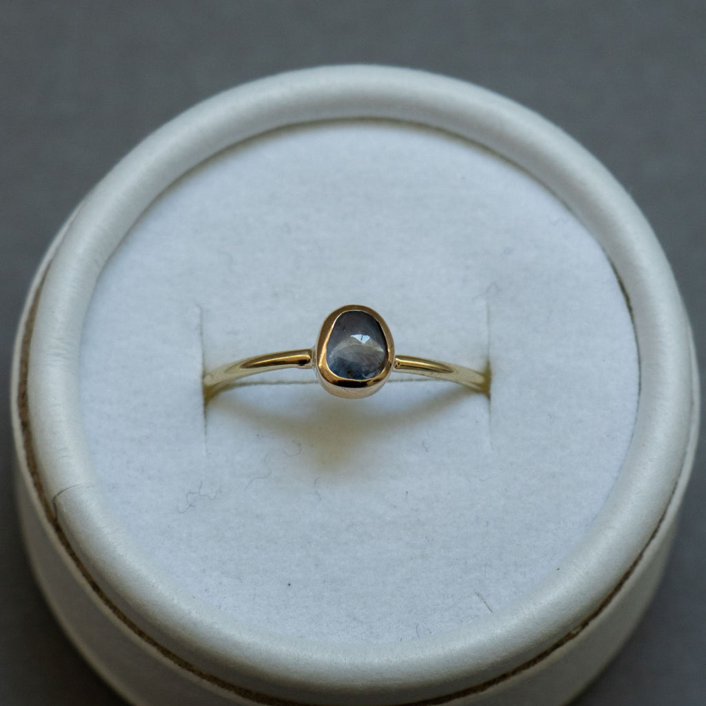 accessories mau スターサファイアK10ring #12