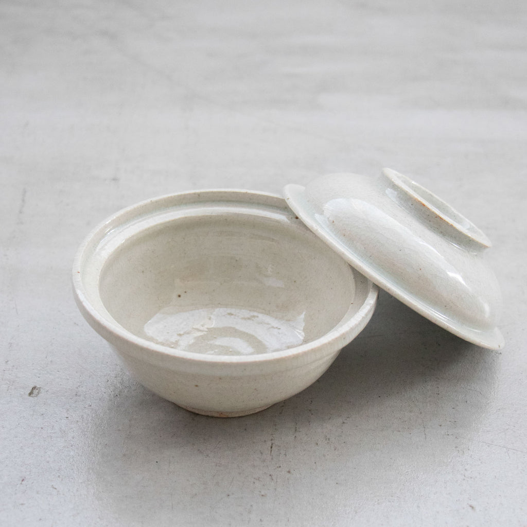 林拓児 貫入 蓋付どんぶり