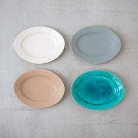 Awabi ware オーバル皿 M