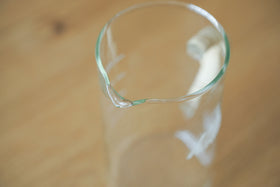 ラタンハンドルのコーヒーサーバー