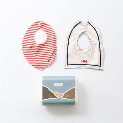 HELLY HANSEN マイファーストHHボーダープリントビブセット ベビー