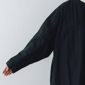 【SALE】 Honnete タックスリーブ オーバーフィットコート ブラック