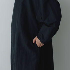 【SALE】 Honnete タックスリーブ オーバーフィットコート ブラック